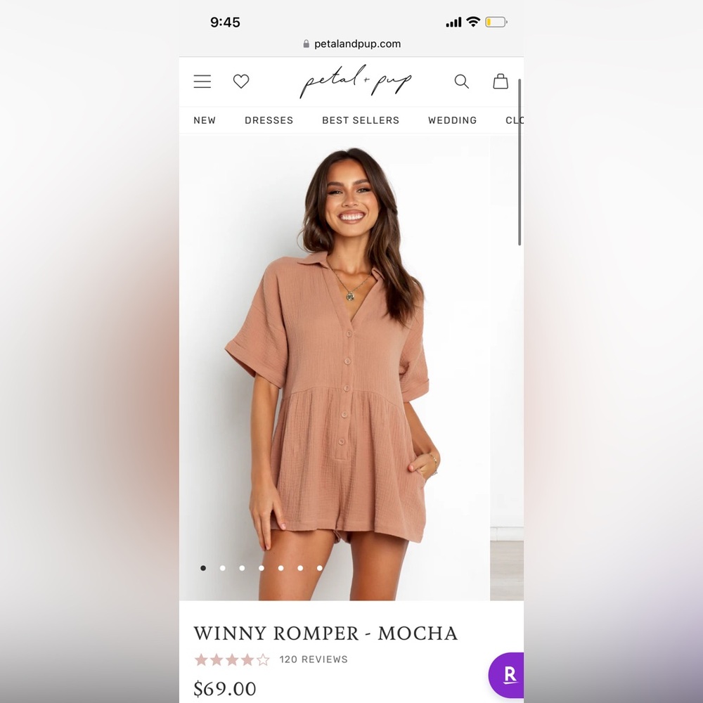 Petal & Pup Winny Romper